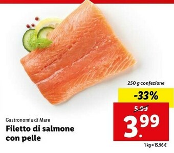 Lidl Filetti di salmone offerta