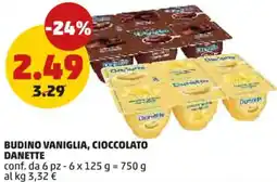 PENNY Budino vaniglia, cioccolato DANETTE offerta