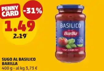 PENNY Sugo al basilico BARILLA offerta
