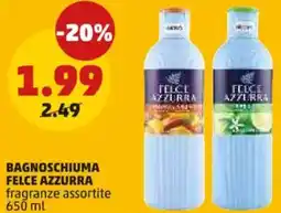 PENNY Bagnoschiuma FELCE AZZURRA offerta