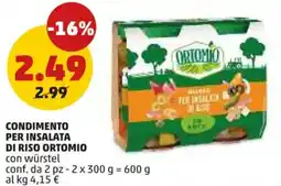 PENNY Condimento per insalata di riso ORTOMIO offerta