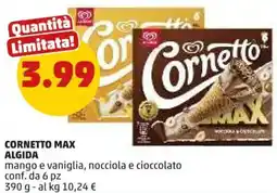 PENNY Cornetto max ALGIDA offerta