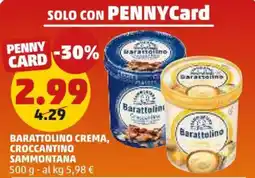 PENNY Barattolino crema, croccantino SAMMONTANA offerta