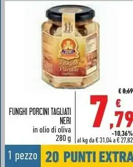 Conad Funghi porcini tagliati offerta