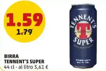 PENNY Birra TENNENT'S SUPER offerta