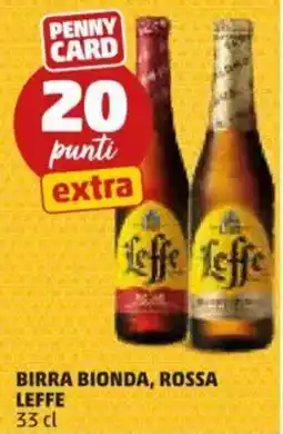 PENNY Birra bionda, rossa LEFFE offerta