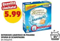 PENNY Detersivo lavatrice in polvere SPUMA DI SCIAMPAGNA offerta