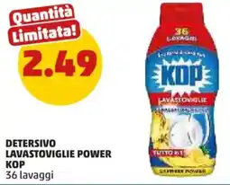 PENNY Detersivo lavastoviglie power KOP offerta