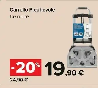 Carrefour Carrello pieghevole offerta