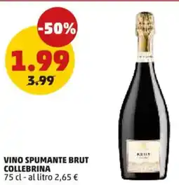 PENNY Vino spumante brut collebrina offerta