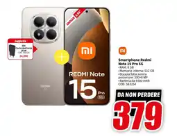 MediaWorld Smartphone Redmi Note 15 Pro 5G offerta