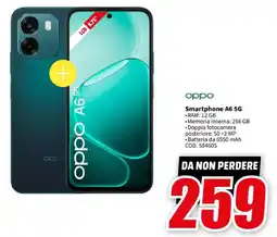 MediaWorld oppo Smartphone A6 5G offerta