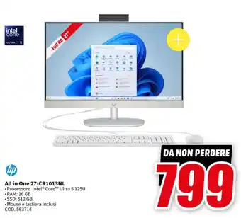 Hp All in One 27-CR1013NL