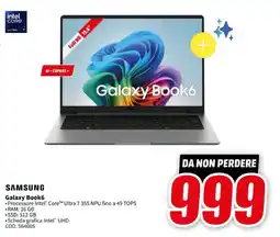 MediaWorld SAMSUNG Galaxy Book6 offerta