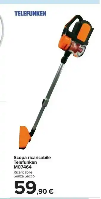 Carrefour Scopa ricaricabile m07464 offerta