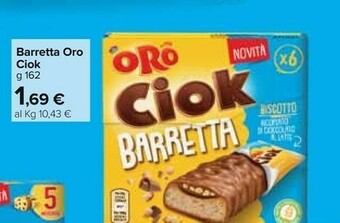 Carrefour Barretta oro ciok offerta