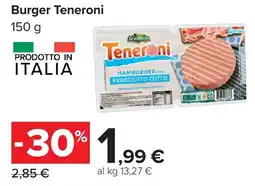 Carrefour Burger Teneroni offerta