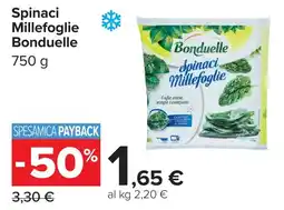 Carrefour Spinaci Millefoglie Bonduelle offerta