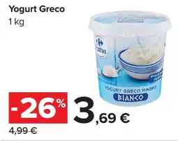 Carrefour Yogurt Greco offerta