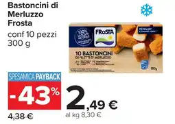 Carrefour Bastoncini di Merluzzo Frosta offerta