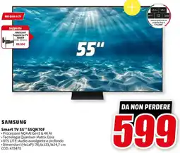 MediaWorld SAMSUNG Smart TV 55" 55QN70F offerta