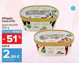 Carrefour Affogato Carte D'Or offerta