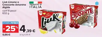 Carrefour Liuk Limone o Croccante Amarena Algida offerta