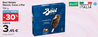 Carrefour Baci Gelato Stecco, Cono o Pot offerta