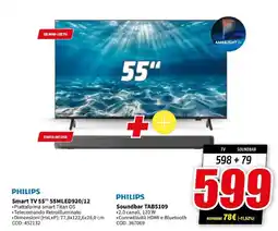 MediaWorld PHILIPS Smart TV 55" 55MLED920/12 offerta