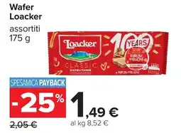 Carrefour Wafer Loacker offerta