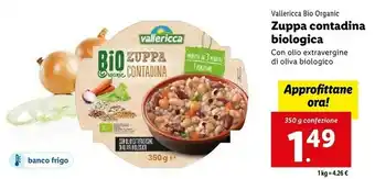 Lidl Zuppa contadina biologica con olio extravergine di oliva biologico 350 g offerta