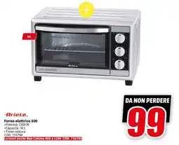 MediaWorld Ariete Forno elettrico 300 offerta
