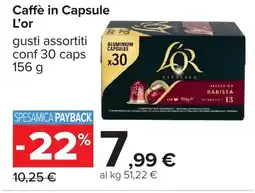 Carrefour Caffè in Capsule L'or offerta