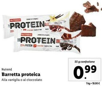 Lidl Barrette proteiche offerta