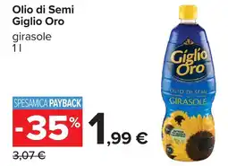 Carrefour Olio di Semi Giglio Oro offerta