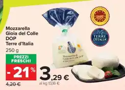 Carrefour Mozzarella Gioia del Colle DOP Terre d’Italia offerta