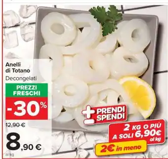 Carrefour ANELLI DI TOTANO offerta