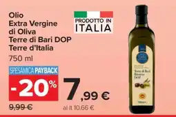 Carrefour Olio Extra Vergine di Oliva Terre di Bari DOP Terre d’Italia offerta