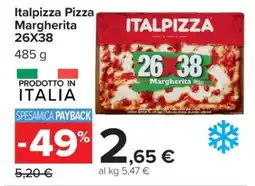 Carrefour Italpizza Pizza Margherita 26x38 offerta