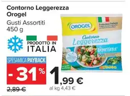 Carrefour CONTORNO LEGGEREZZA OROGEL offerta