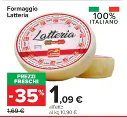 Carrefour Formaggio Latteria offerta