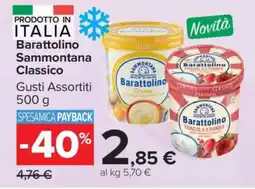 Carrefour Barattolino Sammontana Classico offerta