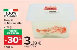 Carrefour TRECCIA DI MOZZARELLA offerta