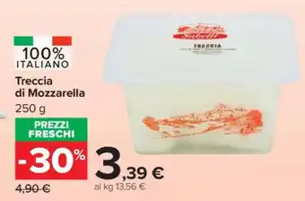 Carrefour TRECCIA DI MOZZARELLA offerta
