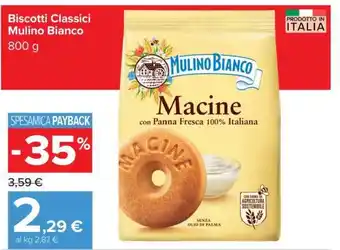 Carrefour Biscotti Classici Mulino Bianco offerta