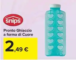 Carrefour Snips Pronto Ghiaccio a forma di Cuore offerta