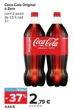 Carrefour Coca-Cola Original o Zero offerta