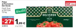 Carrefour Polpa di Pomodoro Del Verde offerta