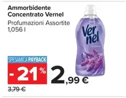 Carrefour Ammorbidente Concentrato Vernel offerta