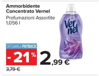 Carrefour Ammorbidente Concentrato Vernel offerta